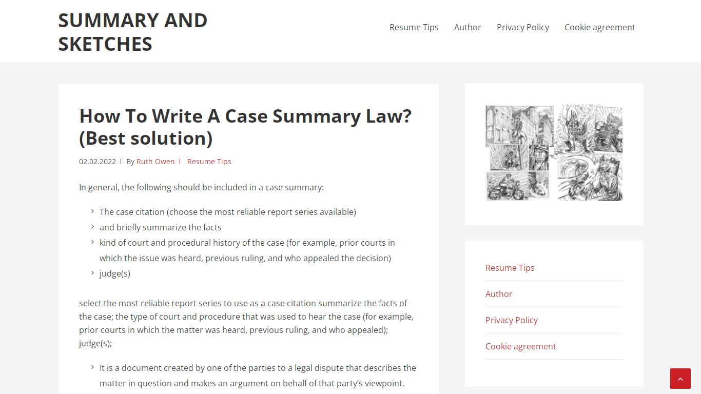 How To Write A Case Summary Law? (Best solution)